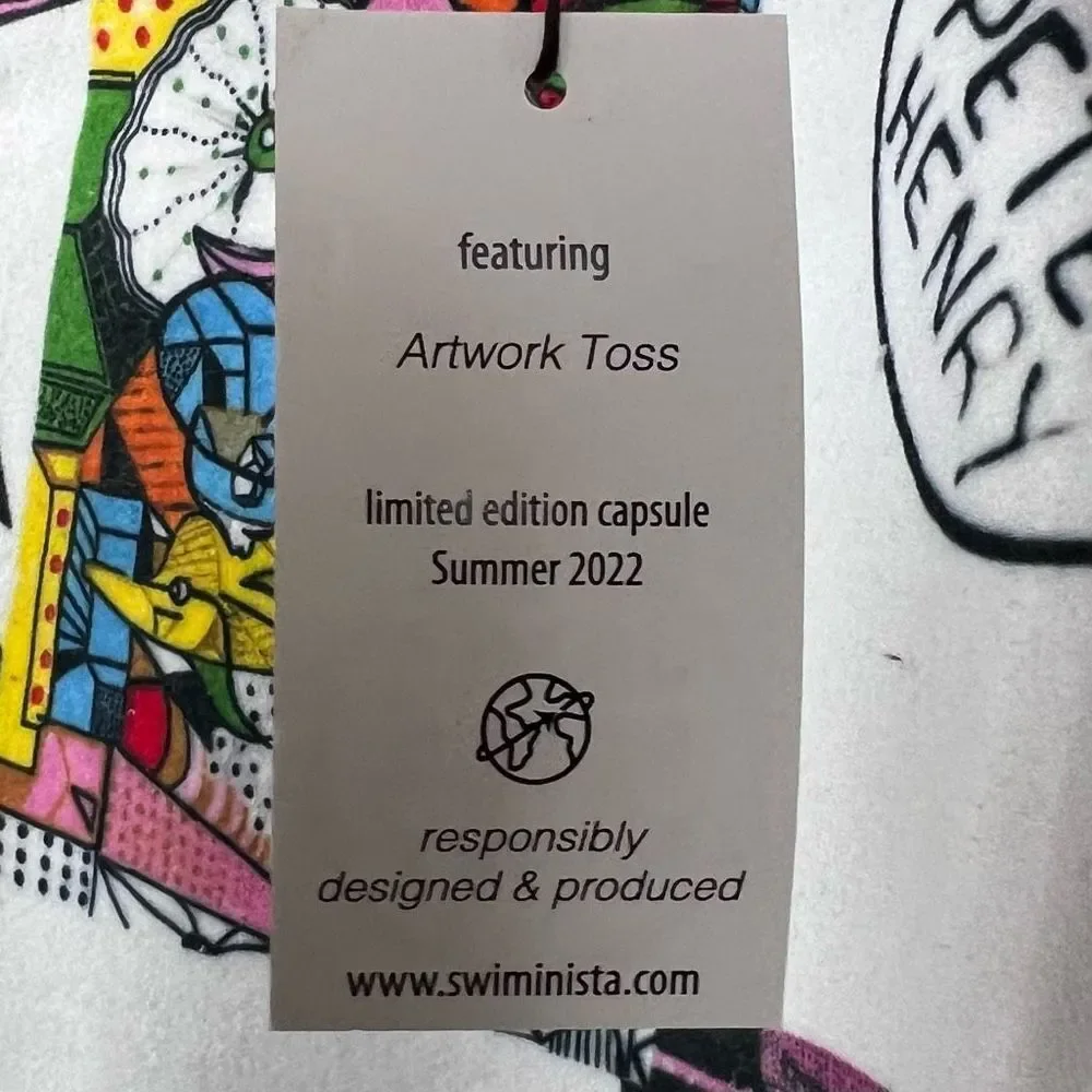 Swiminista x‎ James Peter Henry Pool Towel w Art Toss Print